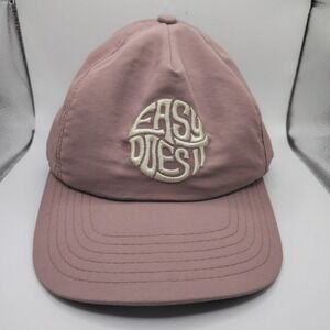 Katin Easy Does It Hat Cap Surf Snapback Made in USA Taupe Pink Baseball